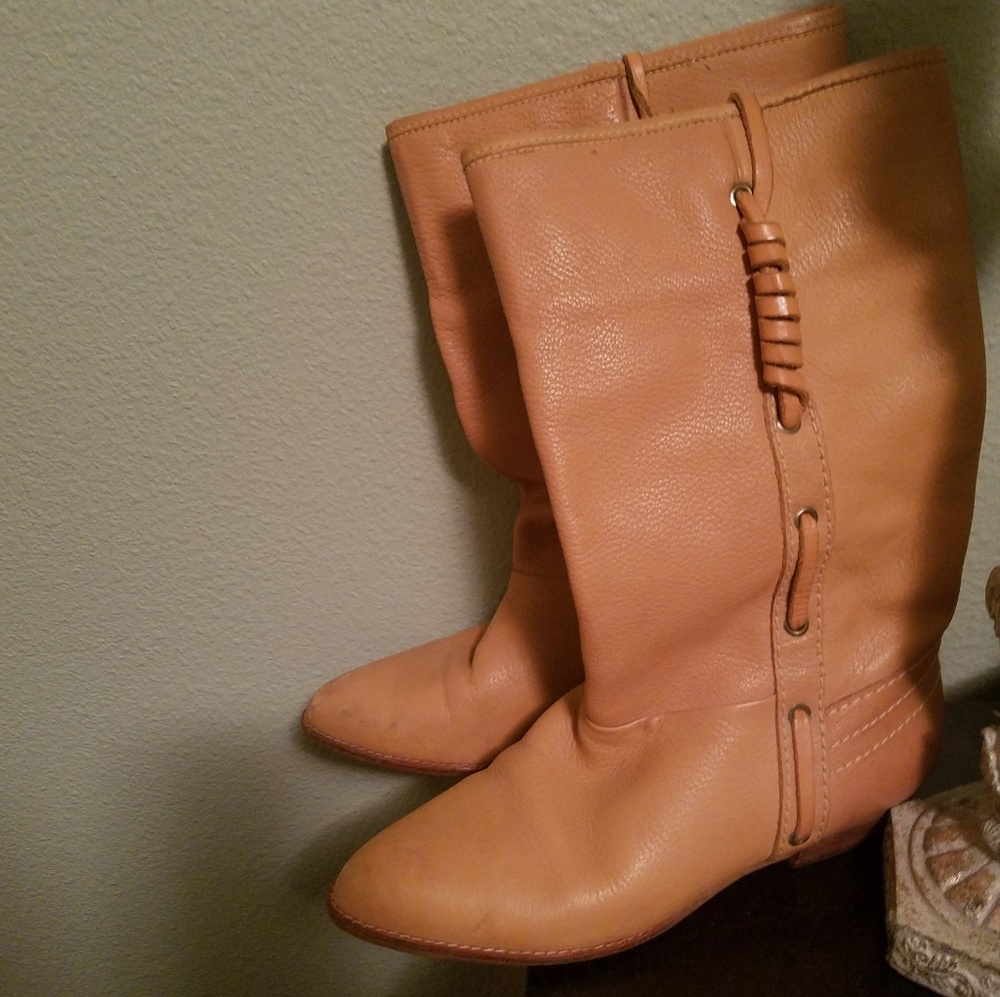 VINTAGE Nine West BOHO Leather Boots